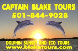 Captain Blake Tours 501-844-9028 Dolphin Sunset And Eco Tours www.blaketours.com
